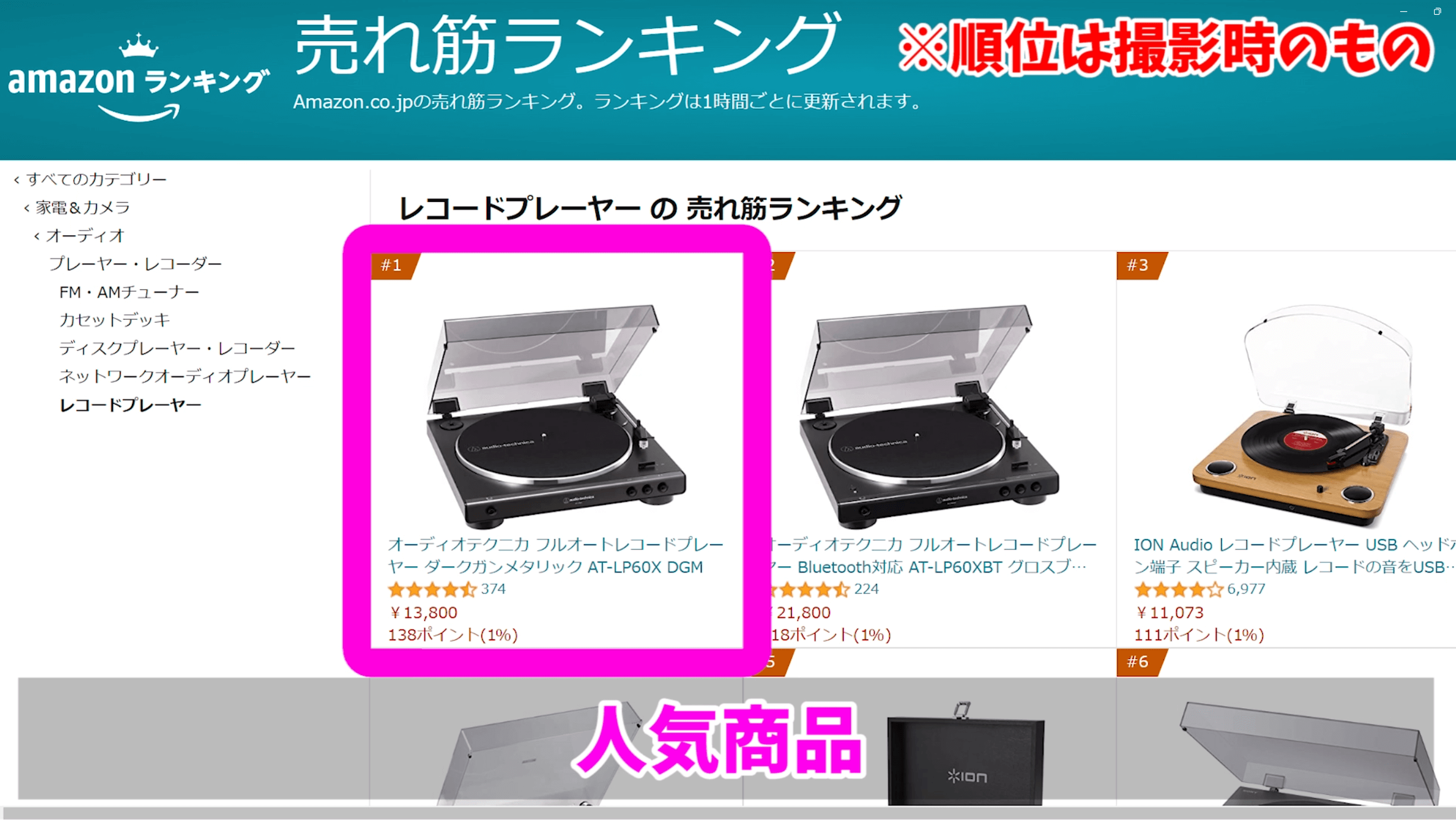 Amazonベストセラー1位