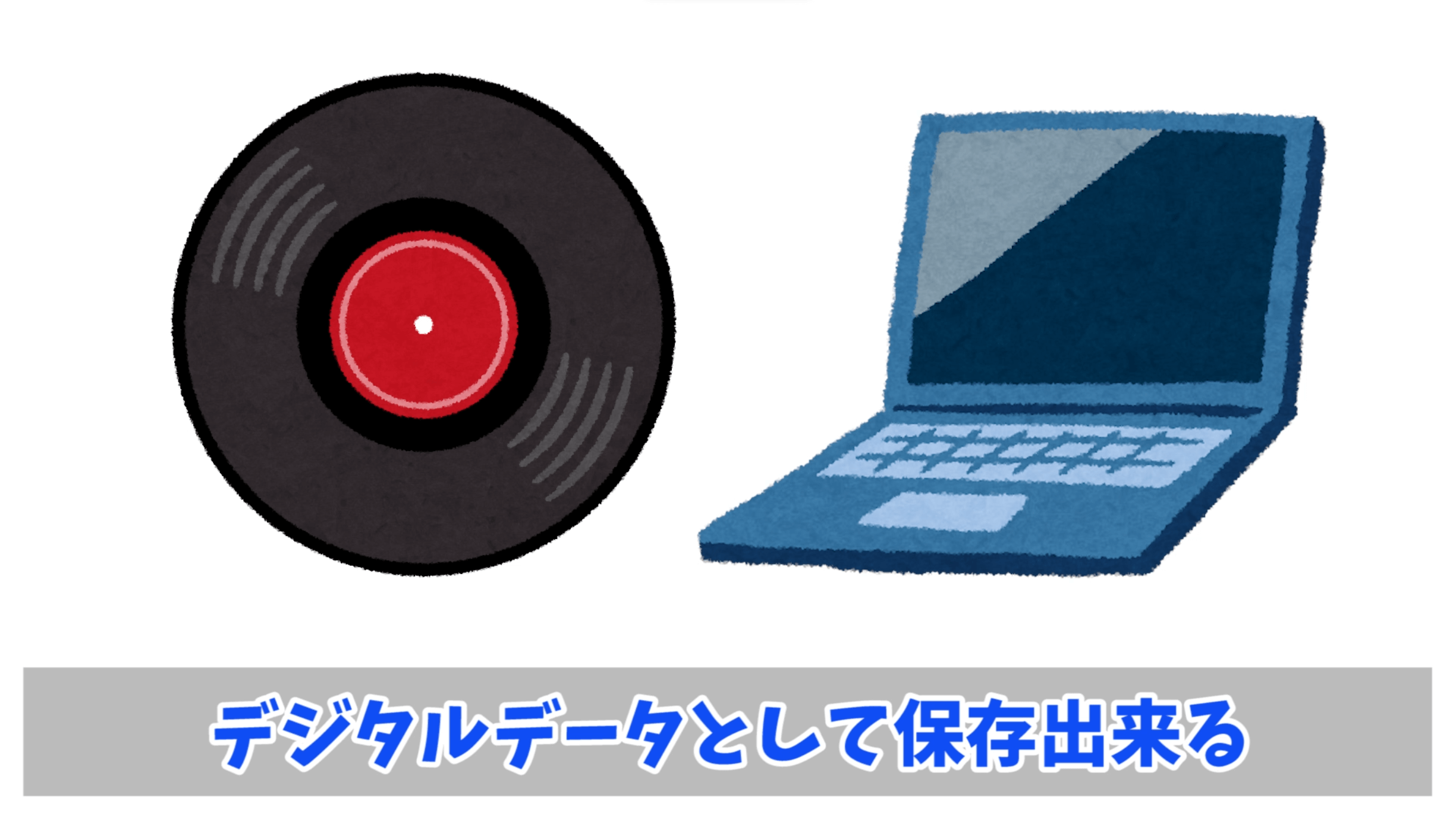 デジタルデータとして保存できる